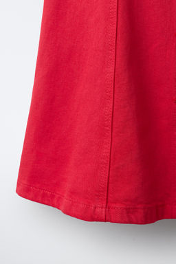 VESTIDO DENIM BOTONES / Rojo - Zara фото 4