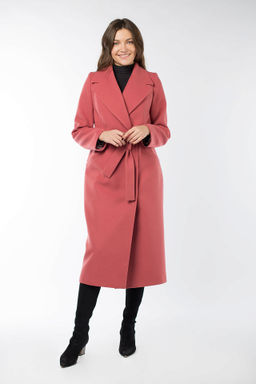 01-10191 Пальто женское демисезонное(пояс) - El podio фото 3