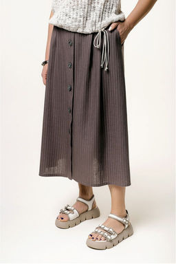 удлиняет женскую фигуру, 70% лен, 30% вискоза, ЮБКА - Новый лен фото 2