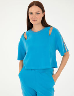 Mavi Comfort Fit Crop Modal Kuma_ Sweatshirt - Pierre cardin фото 3