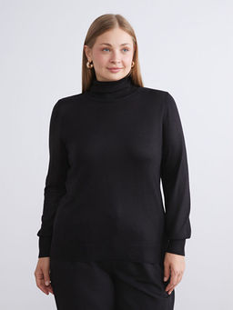 Bal?k?? Yaka Kad?n Triko Kazak