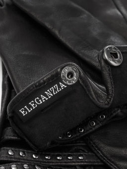 Перчатки женские б/п IS02006 black - Eleganzza фото 7