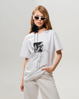 Колье-чокер с крупным цветком CHR001