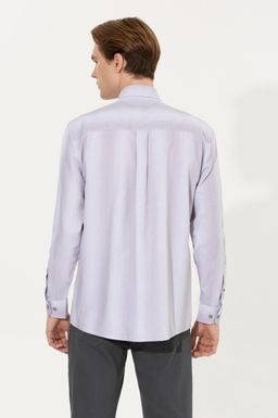 U. S. Polo Assn Мужская серая рубашка с длинным рукавом - U.s. polo assn фото 5