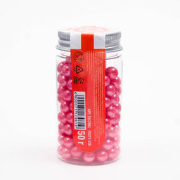 Кондитерская посыпка шарики 7 мм, красный, 50 г - Simaland фото 3