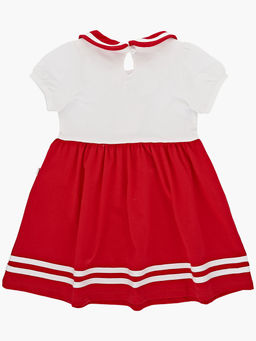 Платье для девочки UD 1579 бел/синий - Mini maxi фото 11