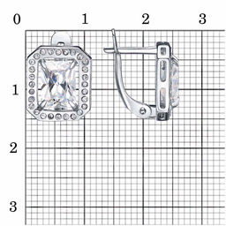 СЕРЬГИ 34815152Плф - Красная пресня фото 2