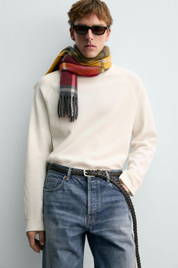 LONG BRAIDED LEATHER BELT