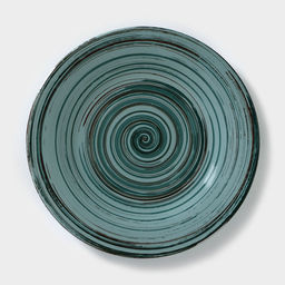 Тарелка Хорекс Tramontano, d=20 см, фарфор, бирюзовая