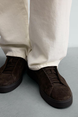 ZAPATILLA PIEL / Marr?n