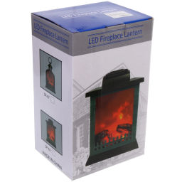 Сувенир с подсветкой "КАМИН - Вечер уюта" 15*12*23 см (питание от USB и батареек)