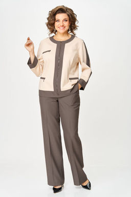 Костюм Aira Style 24232 бежево-коричневый