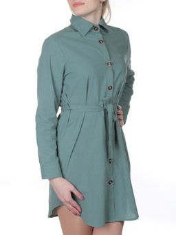 803 Платье хлопковое с воротником Fashion