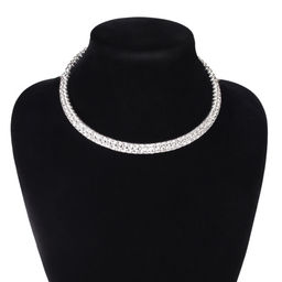 Чокер со стразами / 12-2 /уп 24/серебро - Галеонтрейд фото 7