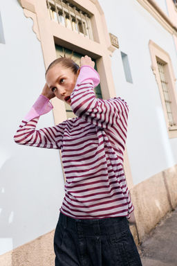 JERSEY PUNTO RAYAS / Burdeos - Zara фото 5