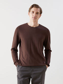 Bisiklet Yaka Erkek Triko Kazak