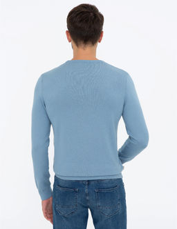 Mavi Slim Fit Bisiklet Yaka Basic Triko Kazak - Pierre cardin фото 4