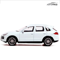 Машина металлическая PORSCHE CAYENNE TURBO, 1:43, цвет белый - Автоград фото 5