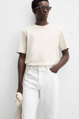 BASIC MEDIUM WEIGHT T-SHIRT - Zara фото 22