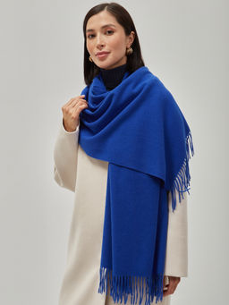 В составе шерсть ! теплый двусторонний палантин - Tantino фото 6