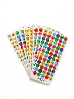 Цена за 2 шт. Наклейки детские оценки «Эмоции», 7×16 см, 10 листов