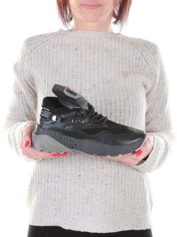 05-B5-47 BLACK Кроссовки женские (искусственные материалы) - Фабричный китай фото 4