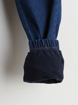 Beli Lastikli Polar Astarl? Erkek ?ocuk Jean Pantolon