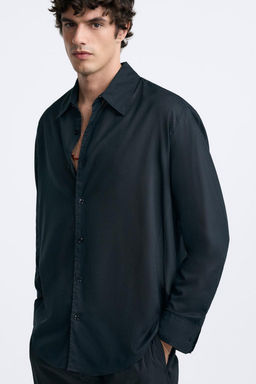 SEMI-SHEER VOILE SHIRT - Zara фото 5
