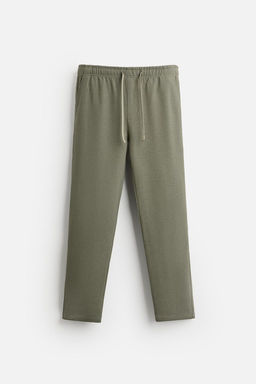 COMFORT FIT JOGGER WAIST TROUSERS - Zara фото 23