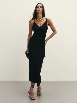 Юбка из тенселя с декоративным элементом / Zarina