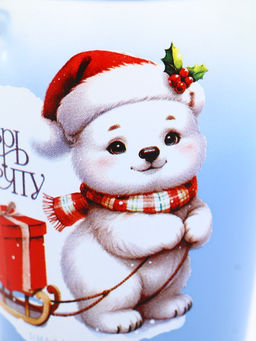 Кружка стеклянная новогодняя «Верь в мечту», 300 мл