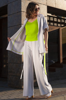 Платье Avanti 1618 серый/черный - Mira fashion фото 459