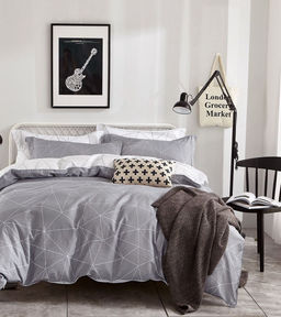 Постельное белье - Сатин Паутинка Семейный (молния)