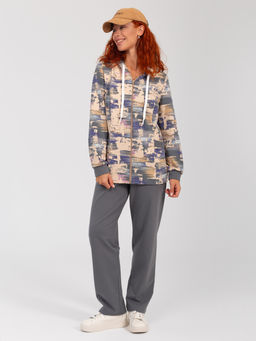 Костюм женский футер с лайкрой ДОРИС СЕРЫЙ - Domtrik Домашний трикотаж фото 10