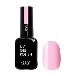 OLYSTYLE Гель-лак для ногтей тон 053 пастельно-розовый