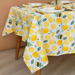 Скатерть Этель Лимонад 149х220 см, 80% хл, 20% пэ, сатин 110 г/м2  фото 2