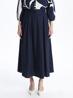 Standart Fit Poplin Kad?n Etek