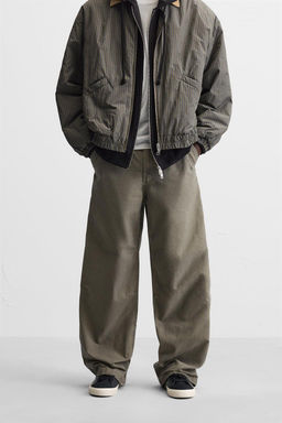 RELAXED FIT FADED TROUSERS - Zara фото 11