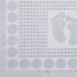 Полотенце махровое "Ножки" (серый) 50*70/1 шт. - 50*70 Махровые полотенца "Арт Дизайн" (Узбекистан)