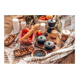 Блюдо сервировочное Walmer Organic, 31х16 см, цвет темное дерево  фото 8