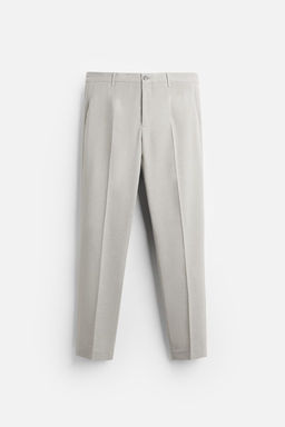 TEXTURED SUIT TROUSERS - Zara фото 5