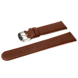 Ремешок для часов натуральная кожа светло-коричневый 16 мм C5-16light-brown