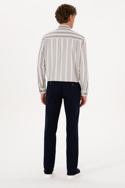 Erkek Lacivert Kanvas / Chino Pantolon Sepette S_rpriz _ndirim - U.s. polo assn фото 4