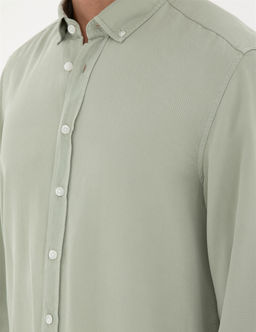 Ye_il Regular Fit Uzun Kollu G_mlek - Pierre cardin фото 7