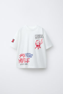 CAMISETA ESTAMPADO / Blanco