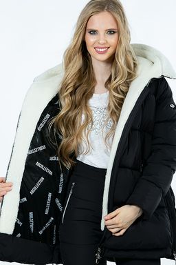 Куртка зимняя из плащевой ткани  на синтепухе - А+б коллекция фото 9