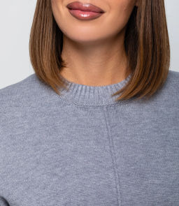 Джемпер #КТ1176, серый