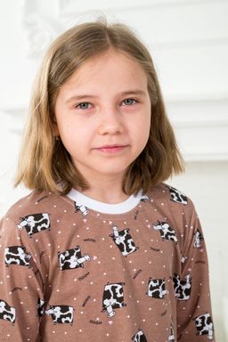 Пижама детская из джемпера и брюк из кулирки Коровы - Амадэль фото 8