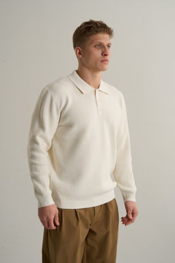 Свитер Серо-белый COMMUTE Sweater - Anta фото 2