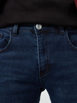 Утепленные мужские джинсы прямого кроя с начесом - Mossmore фото 15